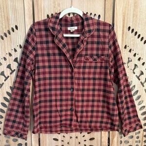 Madewell Plaid Pajama Top
